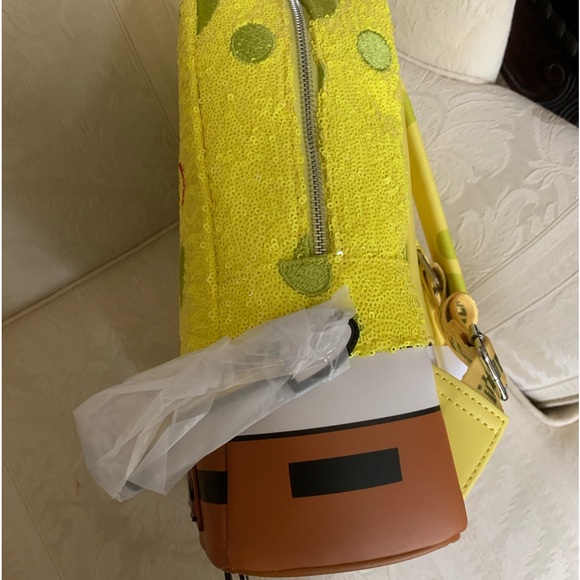 Loungefly x Nickelodeon SpongeBob SquarePants Sequin Backpack Bag Anniversary main image 11